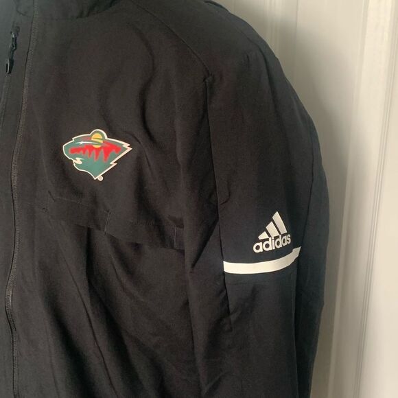 Adidas Minnesota Wild zip up golf jacket - Picture 3 of 9